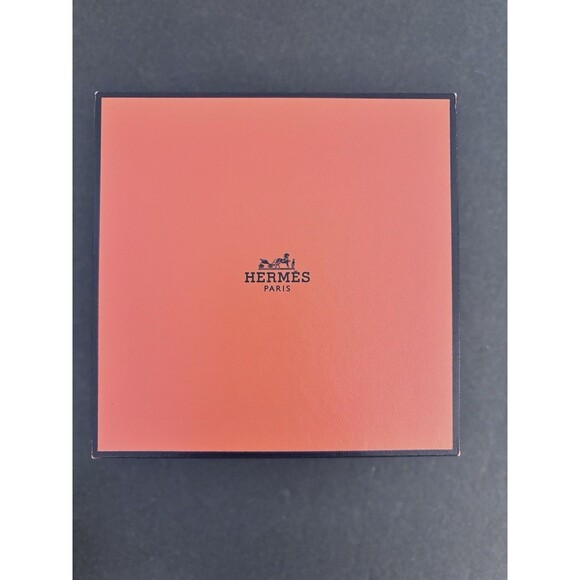 Hermes 21mm Stainless Steel And Natural Barenia Leather Here H PM Quartz Watch - Picture 2 of 16